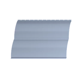 Металлосайдинг Блок хаус 383/355x0,45 мм, 7004 сигнальный серый глянцевый