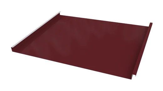 Фальцевая кровля 562/550x0,65 мм, 3005 винно-красный глянцевый