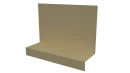 Примыкание боковое фальц 25x65x130 мм, 1014 слоновая кость глянцевый