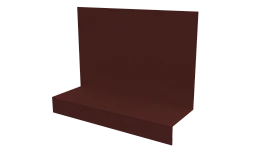 Примыкание боковое фальц 25x65x130 мм, 3009 оксид красный глянцевый