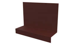 Примыкание боковое фальц 25x65x130 мм, 3009 оксид красный матовый