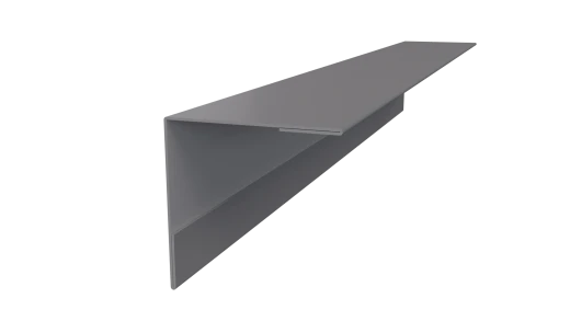 Планка угла наружного 50x50x2000 мм, 7004 сигнальный серый глянцевый