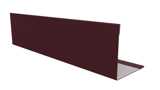 Планка завершающая 10x50x50x10 мм, 3005 винно-красный матовый