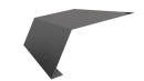 Планка карнизная 100x65x2000 мм, 9006 бело-алюминиевый глянцевый