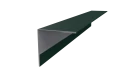 Планка угла наружного 50x50x2000 мм, 6005 зеленый мох матовый