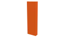 Декоративная накладка 20x60x20 мм, 2004 оранжевый глянцевый