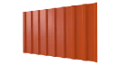 Профнастил С20B 1150/1100x0,4 мм эконом, 2004 оранжевый глянцевый