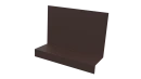Примыкание боковое фальц 25x65x130 мм, 8017 шоколадно-коричневый матовый