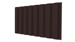 Профнастил С20A 1150/1100x0,5 мм, 8017 шоколадно-коричневый стальной бархат