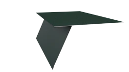 Планка карнизная фальц 130x80 мм, 6005 зеленый мох матовый