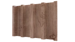 Профнастил Н60 902/845x0,45 мм, Орех 3D