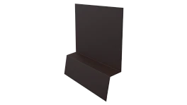 Планка стартовая фальц 135x30x55 мм, 8017 шоколадно-коричневый матовый