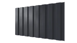 Профнастил С20A 1150/1100x0,3 мм, 7024 графитовый серый глянцевый