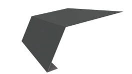 Планка карнизная 100x65x2000 мм, 7005 мышино-серый глянцевый