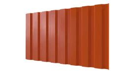 Профнастил С20A 1150/1100x0,3 мм, 2004 оранжевый глянцевый