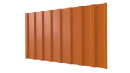 Профнастил С20B 1150/1100x0,4 мм эконом, 2011 насыщенный оранжевый глянцевый