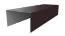 Крышка 40x65x40 мм, 8017 шоколадно-коричневый PUR Pruf