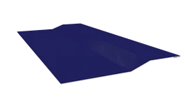 Планка крепёжная фальц 50x17x29 мм, 5002 ультрамариново-синий глянцевый
