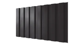 Профнастил С20A 1150/1100x0,3 мм, 8019 серо-коричневый глянцевый