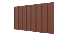 Профнастил С20R 1150/1100x0,5 мм, 8004 медно-коричневый матовый