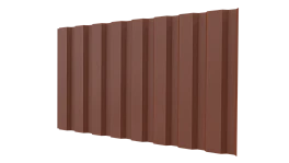 Профнастил С20A 1150/1100x0,5 мм, 8004 медно-коричневый матовый