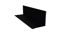Угол внутренний 50x50x2000 мм, 9005 черный янтарь стальной бархат