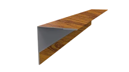 Планка угла наружного 30x30x2000 мм, Золотистый дуб 3D