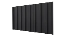 Профнастил С20B 1150/1100x0,5 мм, 9005 черный янтарь матовый