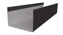 Стойка 40x60x40 мм, 8019 серо-коричневый матовый