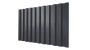 Профнастил С21 1051/1000x0,5 мм, 7024 графитовый серый PUR Pruf