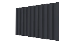 Профнастил С21 1051/1000x0,5 мм, 7024 графитовый серый стальной бархат