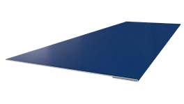Планка завершающая 65x2000 мм, 5005 сигнальный синий глянцевый