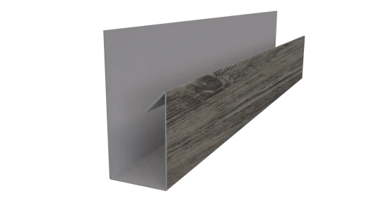 Планка П-образная Блок-хаус 30x30x2000 мм, Дуб Винтаж 3D