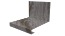 Планка примыкания нижняя к трубе фальц 140x200 мм, Текила