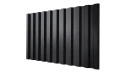 Профнастил С21 1051/1000x0,4 мм, 9005 черный янтарь глянцевый