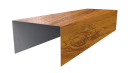Крышка 40x65x40 мм, Золотистый дуб 3D