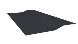 Планка крепёжная фальц 50x17x29 мм, 7024 графитовый серый глянцевый