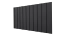 Профнастил С8 1200/1150x0,45 мм, 9005 черный янтарь матовый