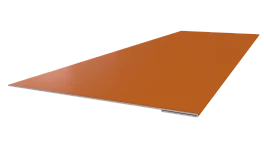 Планка завершающая 65x2000 мм, 2011 насыщенный оранжевый глянцевый