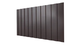 Профнастил С8 1200/1150x0,4 мм, 8017 шоколадно-коричневый глянцевый