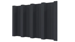 Профнастил Н60 902/845x0,5 мм, 7024 графитовый стальной бархат