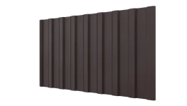 Профнастил С20R 1150/1100x0,45 мм, 8017 шоколадно-коричневый матовый