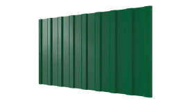 Профнастил С20R 1150/1100x0,25 мм, 6029 мятно-зеленый глянцевый
