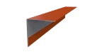 Планка угла наружного 30x30x2000 мм, 2004 оранжевый глянцевый