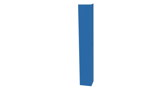 Планка угла наружного 50x50x2000 мм, 5015 небесно-синий глянцевый