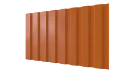 Профнастил С20A 1150/1100x0,3 мм, 2011 насыщенный оранжевый глянцевый