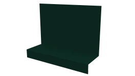 Примыкание боковое фальц 25x65x130 мм, 6005 зеленый мох глянцевый