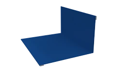 Планка примыкания верхняя 100x150x2000 мм, 5005 сигнальный синий глянцевый