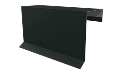 Планка торцевая фальц 65x97 мм, 6009 пихтовый зеленый матовый