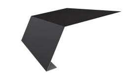 Планка карнизная 100x65x2000 мм, 9005 черный янтарь матовый